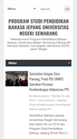 Mobile Screenshot of pendidikanbahasajepang-unnes.com